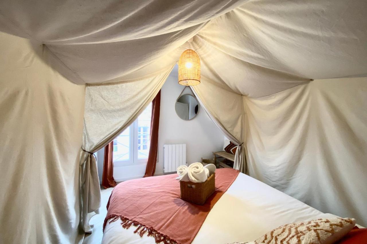 L'Expedition - Best Keys - Experience Unique - Deco Immersive - Lit Queen Size & Canape Convertible - Centre Ville - Netflix & Wifi Illimite - Check-In Autonome - Parking Gratuit Villeneuve-sur-Yonne المظهر الخارجي الصورة