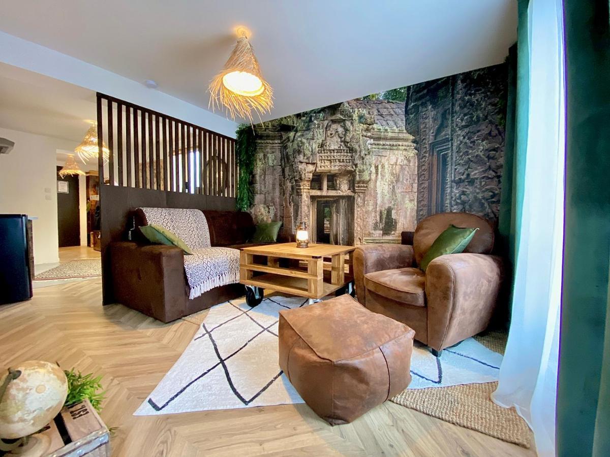 L'Expedition - Best Keys - Experience Unique - Deco Immersive - Lit Queen Size & Canape Convertible - Centre Ville - Netflix & Wifi Illimite - Check-In Autonome - Parking Gratuit Villeneuve-sur-Yonne المظهر الخارجي الصورة