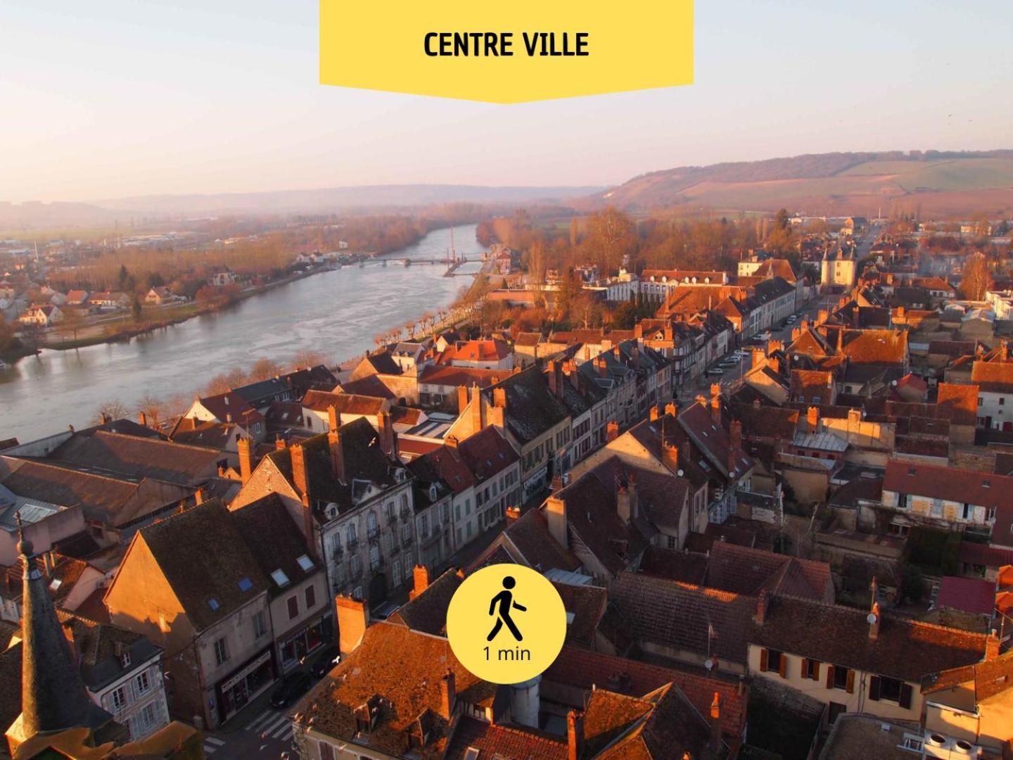 L'Expedition - Best Keys - Experience Unique - Deco Immersive - Lit Queen Size & Canape Convertible - Centre Ville - Netflix & Wifi Illimite - Check-In Autonome - Parking Gratuit Villeneuve-sur-Yonne المظهر الخارجي الصورة