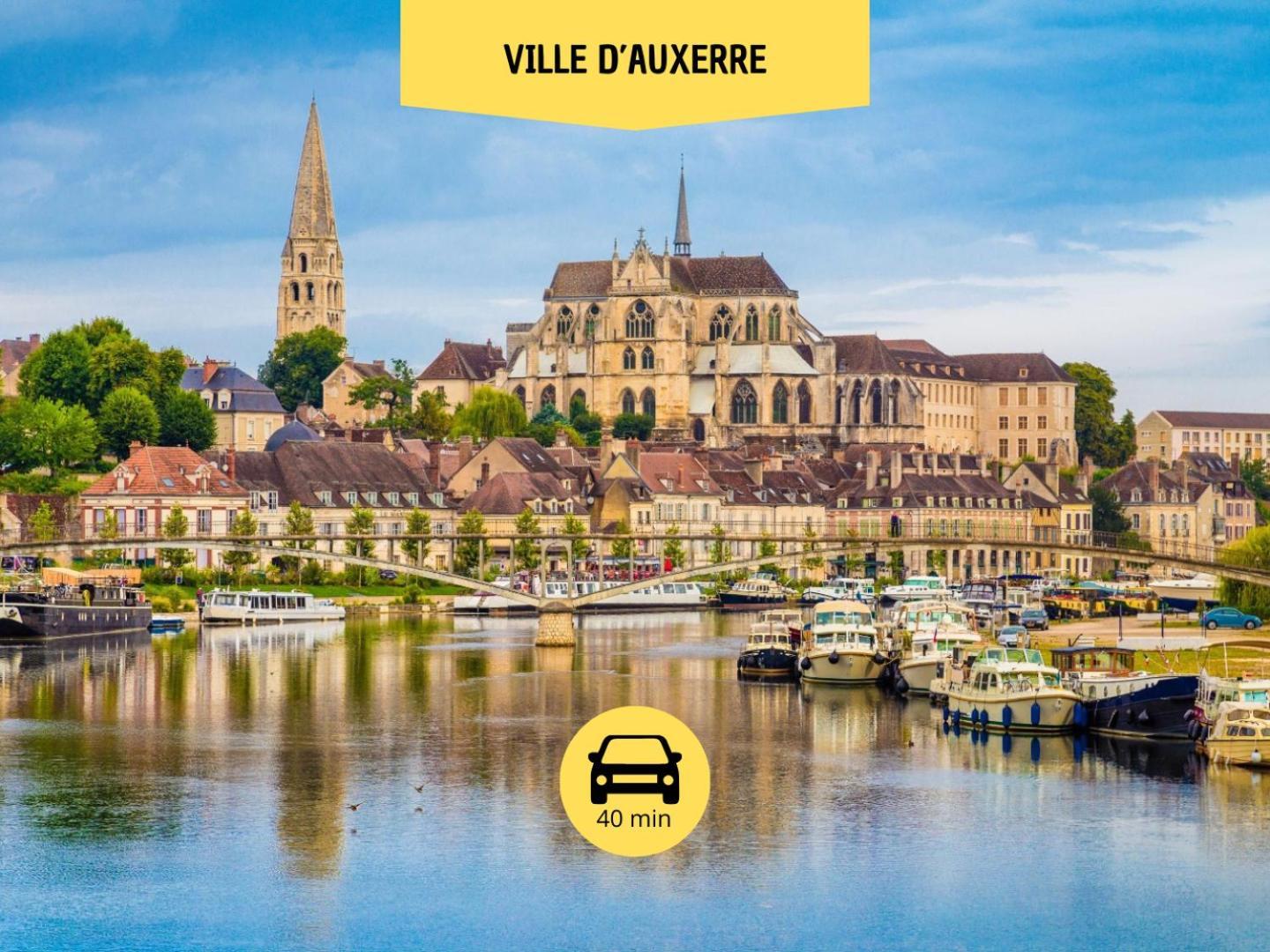L'Expedition - Best Keys - Experience Unique - Deco Immersive - Lit Queen Size & Canape Convertible - Centre Ville - Netflix & Wifi Illimite - Check-In Autonome - Parking Gratuit Villeneuve-sur-Yonne المظهر الخارجي الصورة